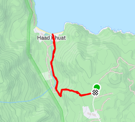 Bottle Beach Hiking Trail route map