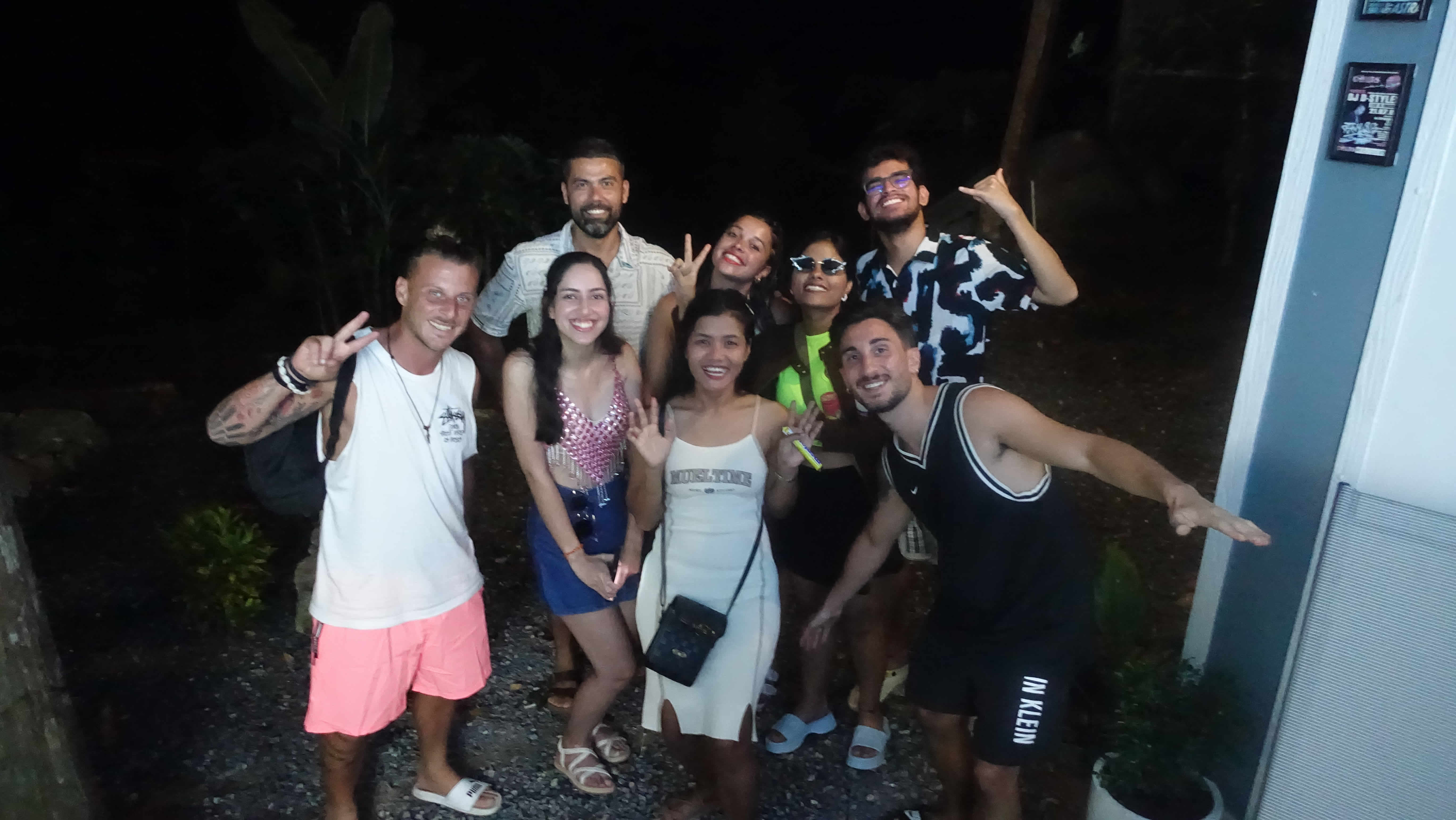 Happy guests enjoying their stay at The Rendezvous Phangan