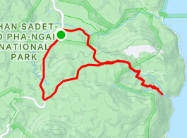 Waterfall Beach partial route map